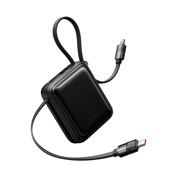 Mcdodo MC-2550 10000mAh 22.5W Dahili Kablolu Mini Powerbank ürün görseli 1