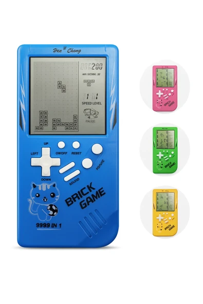 9999 in 1 Brain Game  Renkli Retro El Oyun Konsolu Oyun       Makinesi ürün görseli 1