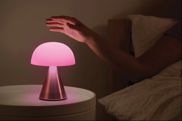 Lexon Mina L Led Lamba ve  Bluetooth Hoparlör Alüminyum ürün görseli 1