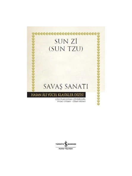Savaş Sanatı - Sun Tzu ürün görseli 1