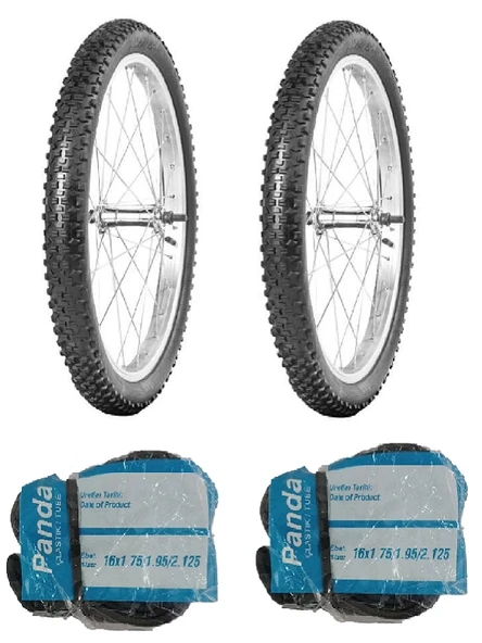 IRC 16 Jant 16x1.95 MY-001 Bisiklet Dış Lastiği X 2 Adet + Panda İç Lastik Seti ürün görseli 1