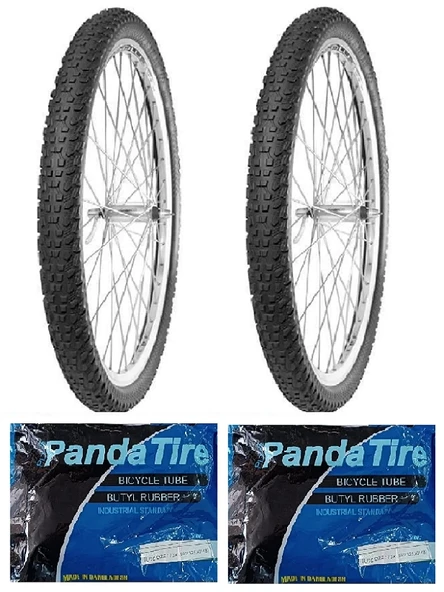 IRC 27.5 Jant 27.5x2.10 Dark Side Bisiklet Dış Lastiği X 2 Adet + Plus Panda İç Lastik Seti ürün görseli 1