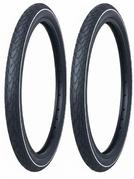 GRL 28 Jant 700x32 28x1.5/8x1.1/4 32-622 1 mm Zırh Reflektörlü Bisiklet Dış Lastik X 2 Adet 5101 ürün görseli 1