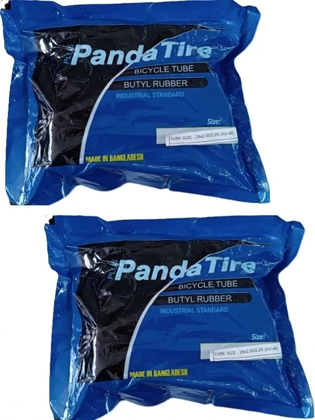 Plus Panda 29 Jant 29x2.00 - 29x2.25 Bisiklet İç Lastiği AV 48 mm Motor Sibop X 2 Adet ürün görseli 1