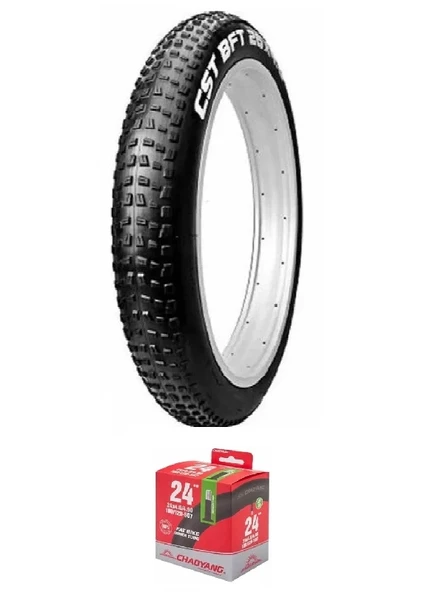 CST 24x4.00 C1752 Kum Tipi Bisiklet Dış Lastiği + Chaoyang İç Lastik Seti ürün görseli 1