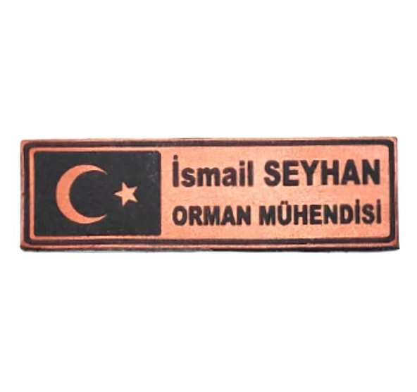 ORMANCI Deri İsimlik BAYRAKLI ürün görseli 1