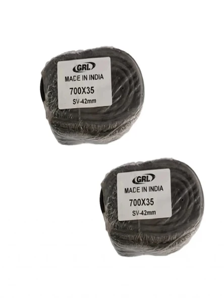 GRL 700x35 (28x1.5/8x1.3/8) FV 42 mm İnce Sibop Bisiklet İç Lastiği X 2 Adet ürün görseli 1