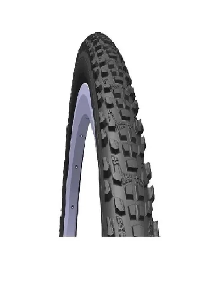 Rubena 24 Jant 24x2.10 3mm Zırhlı Bisiklet Dış Lastiği Siyah V85 ürün görseli 1