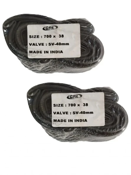 GRL 700x38 (28x1.50) FV 40 mm İnce Sibop Bisiklet İç Lastiği X 2 Adet ürün görseli 1