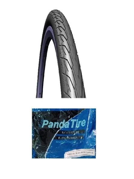 Mitas 28 Jant 28x1.60 (700x40C) (42-622) Hook Antipunctre V69 + Plus Panda İç Lastik Seti ürün görseli 1