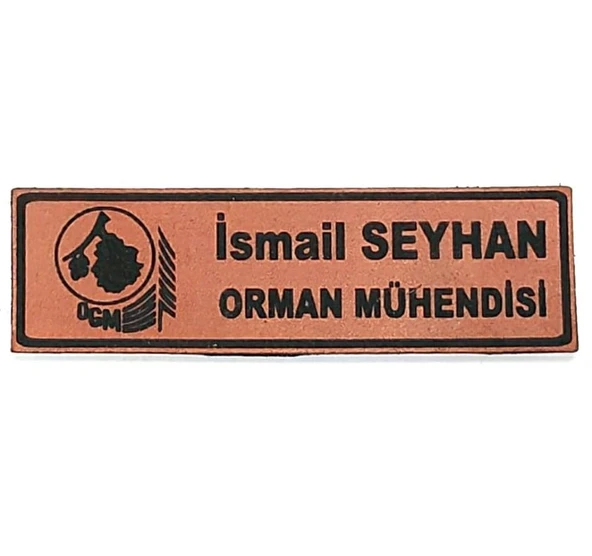 ORMANCI Deri İsimlik - ORMAN LOGOLU ürün görseli 1