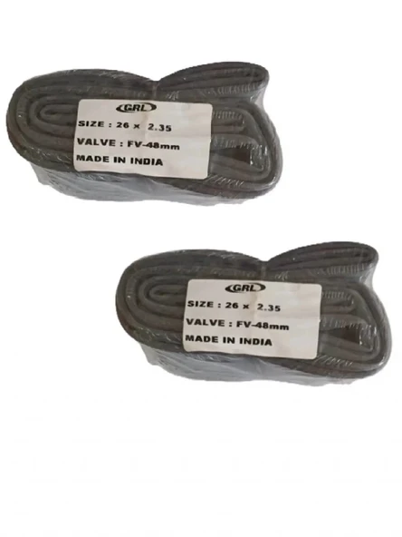 GRL 26x2.35 (58-559) FV 48 mm İnce Sibop Bisiklet İç Lastiği X 2 Adet ürün görseli 1