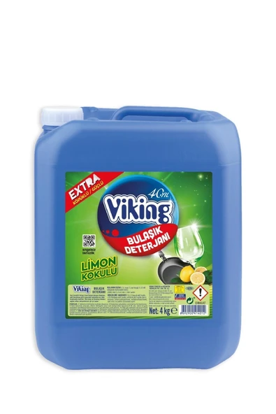 Viking Limon Kokulu Bulaşık Deterjanı 4 Kg ürün görseli 1