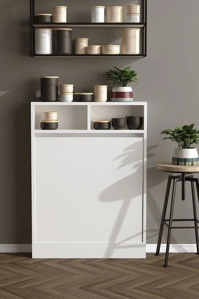 Decormet Bracked Çok Fonksiyonlu Masa Beyaz ürün görseli 1