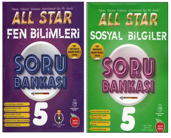 Newton Yayınları All Star 5.Sınıf Fen Bilimleri + Sosyal Bilgiler Soru Bankası ( 2 Kitap) ürün görseli 1