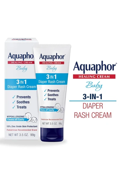 Baby Diaper Rash Cream 3in1 Diaper Rash Relief Bebek 3'ü 1 Arada Pişik Giderici Krem 3.5 oz 99gr USA ürün görseli 1