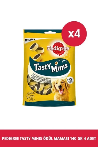 Pedigree Tasty Minis Köpek Ödül Maması 140 G 4X ürün görseli 1