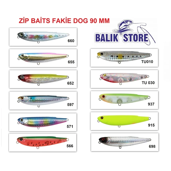Zipbaits Fakıe Dog 90 Mm Sahte Yem (Renk Seçenekli)  660 ürün görseli 1