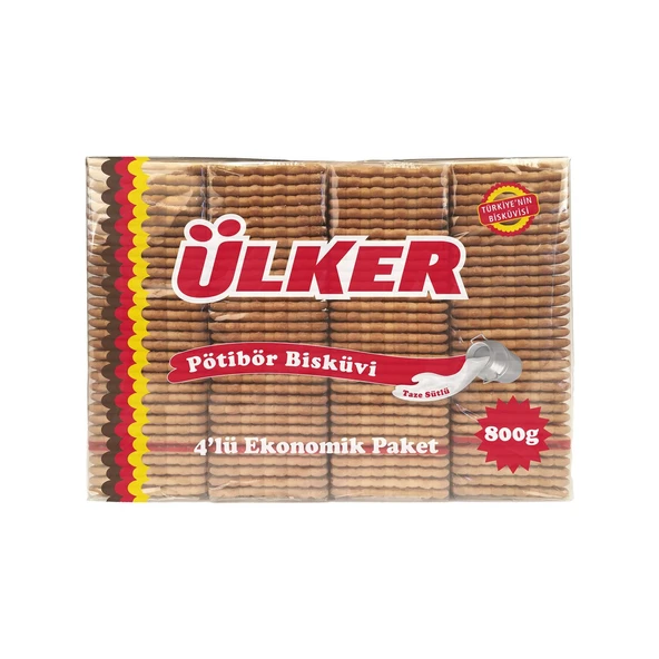 Ülker Pötibör Bisküvi 800 Gr x 6 Adet - Resim 3