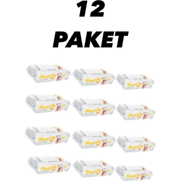 Sleepy Sensitive Islak Havlu 12X90 Lı 12 Paket 1080 Yaprak ürün görseli 1
