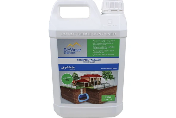 Biowave Foseptik Tanklar Koku ve Atık Giderici - 5 lt ürün görseli 1