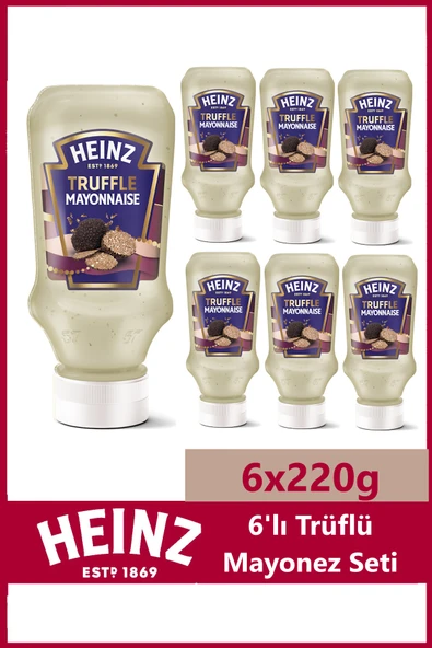 Heinz Trüflü Mayonez 220 gr x 6 Adet ürün görseli 1
