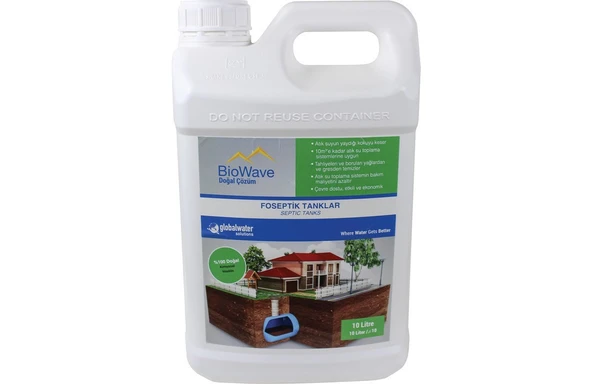 BioWave Global Water Solutions Biowave Foseptik Tanklar Koku ve Atık Giderici - 10 Lt ürün görseli 1