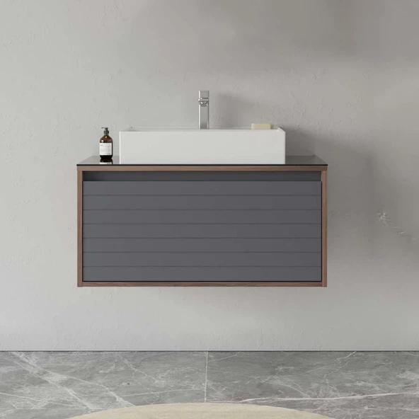 Orka Prato 80 cm Navaro Banyo Dolabı Alt Modül Lavabo ürün görseli 1