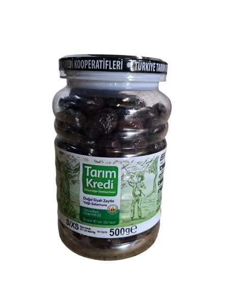 Tarım Kredi Yağlı Salamura Zeytin S-XS 500 Gr ürün görseli 1