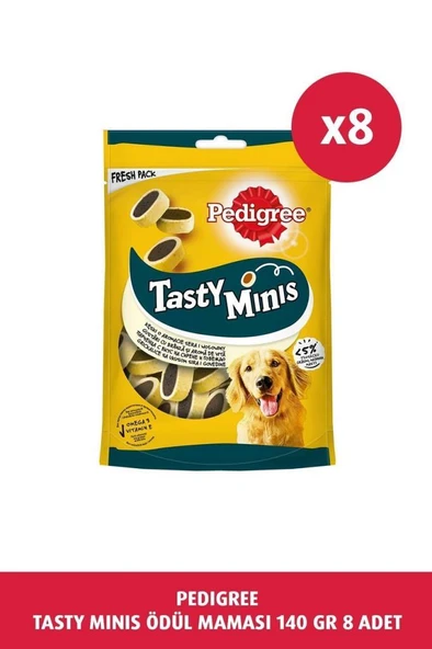Pedigree Tasty Minis Köpek Ödül Maması 140 G  8X ürün görseli 1