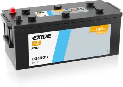 Exıde EG1803 12V 180Ah 1000A  Hd Pro Akü (Üretim Tarihi:2025) ürün görseli 1