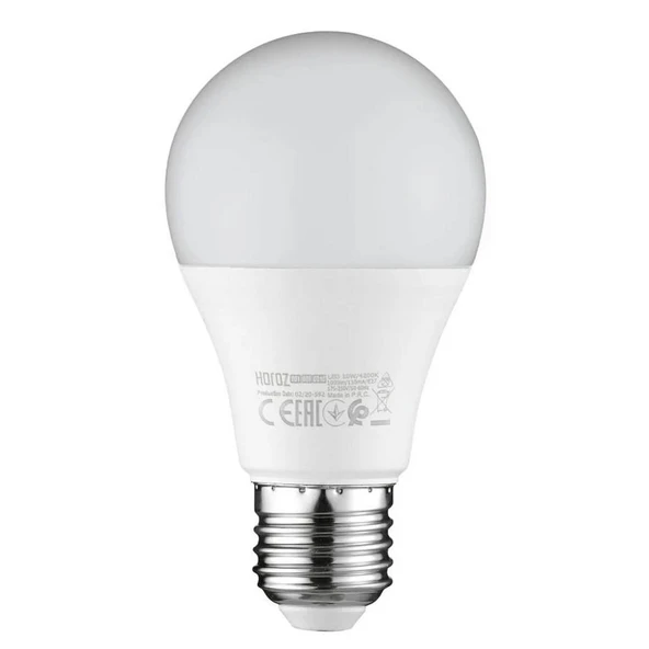 Horoz Electric 9 Watt 8400K E27 Beyaz Led Ampul ürün görseli 1