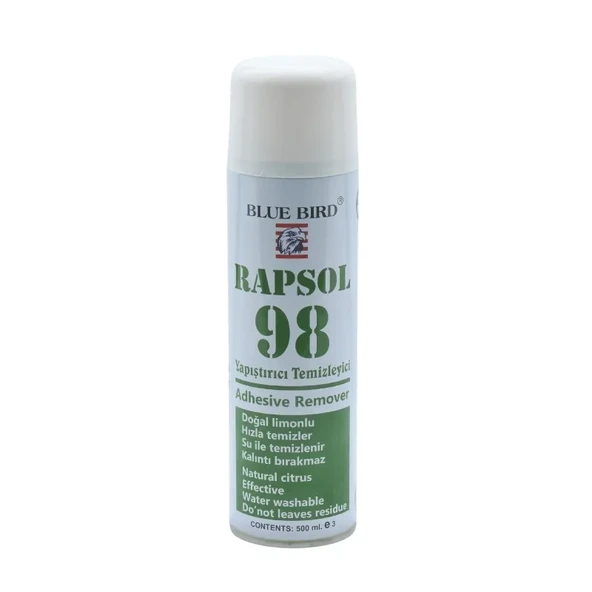 Bluebird Rapsol 98 Yapıştırıcı Temizleyici Sprey (500 ml.) ürün görseli 1