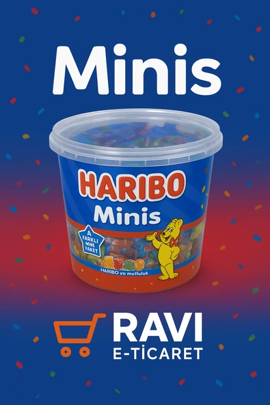 HARİBO MİNS 10GRX100 4 FARRKLI ÇEŞİT 2'Lİ SET ürün görseli 1