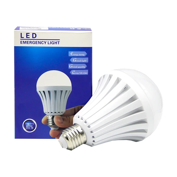 Powermaster 5 Watt E27 220 V 6500K Beyaz Şarjlı Led Ampul - Resim 3