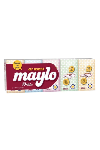 MAYLO Cep Mendili 10'lu Paket ürün görseli 1