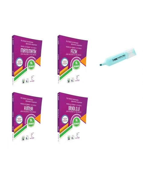 9.Sınıf Matematik Fizik Kimya Biyoloji MPS (Yeni Müfredat) ürün görseli 1