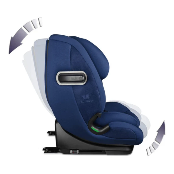 Renolux Olymp I-Size Softness Isofix 9-36 Kg Oto Koltuğu Lacivert  Lacivert 15 Ay-12 Yaş ürün görseli 1