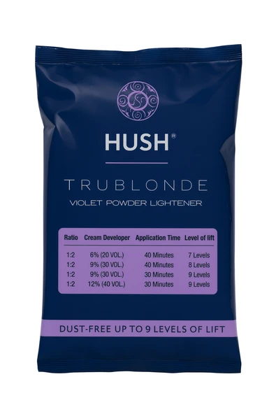 Hush Trublonde Mor Yüksek Performanslı Saç Açıcı Toz 500gr ürün görseli 1