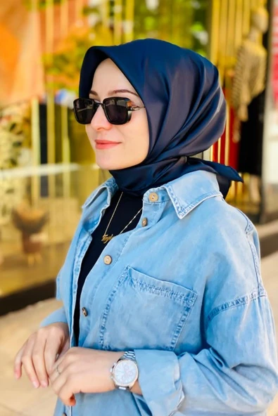 Düz Fon İpek Twill Eşarp 4053 ürün görseli 1