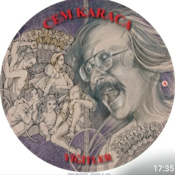 Cem Karaca Yiğitler Picture Plak - Resim 2