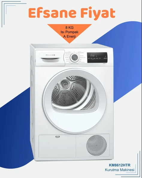 Profilo KM8612HTR 8 kg Çamaşır Kurutma Makinesi ürün görseli 1