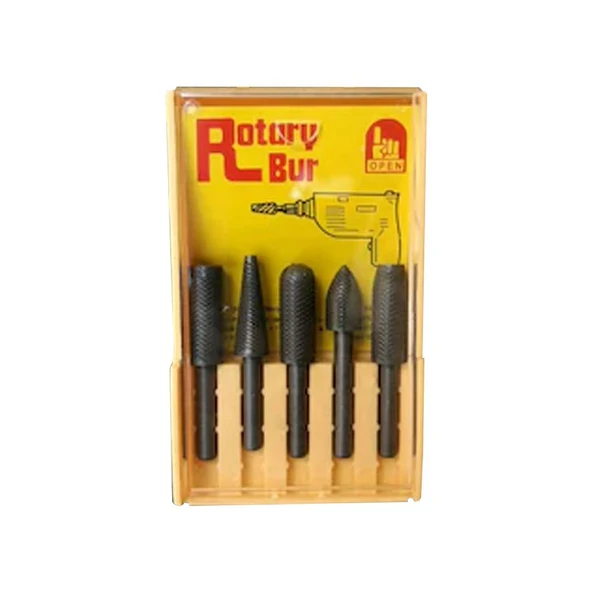Rotary Bur Matkap Uçlu Eğe 5 li Takim ürün görseli 1