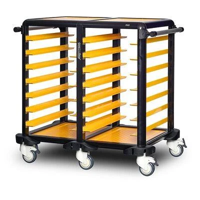 Gastrolley 75 İkili Servis Tepsi Arabası, EtRafı Açık, 101x71x99 cm ürün görseli 1