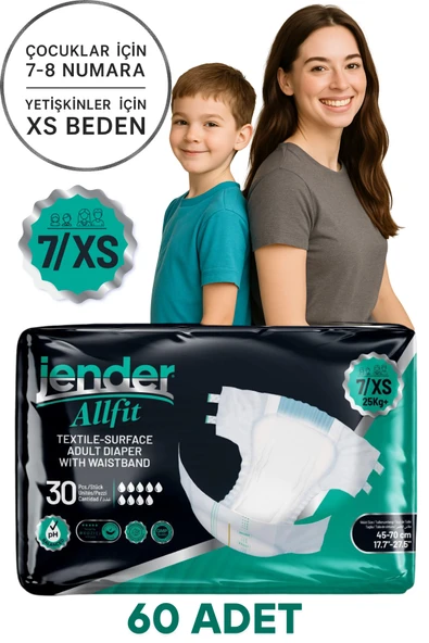 Jender Bel Bantlı Hasta Bezi XS 30'lu x 2 Adet ürün görseli 1