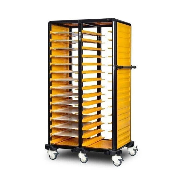 Gastrolley İkili Servis Tepsi Arabası 150 (2 Yanı Kapalı) 101 x 71 x 174 (cm) ürün görseli 1