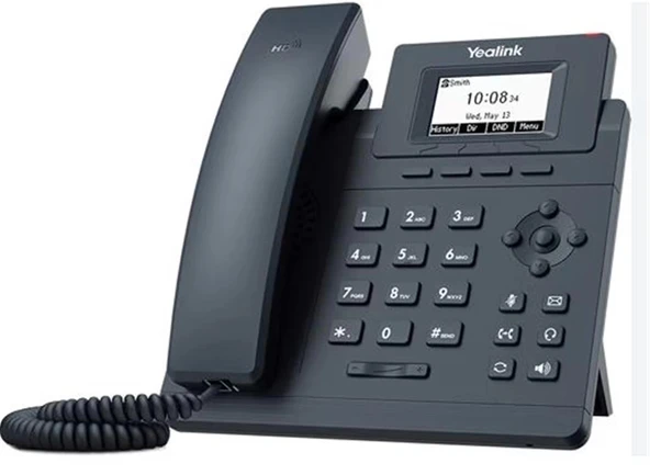 Yealink T30P IP Telefon PoE Destekli Adaptör Dahil ürün görseli 1