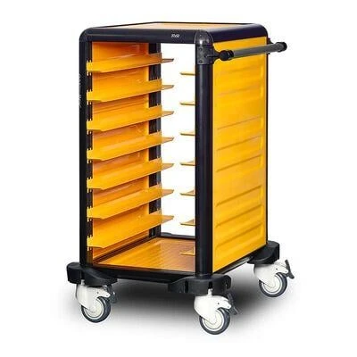 Gastrolley 75 Tekli Servis Tepsi Arabası, 2 Yanı Kapalı, 57x71x99 cm ürün görseli 1