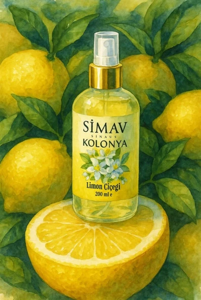 SİMAV LİMON KOLONYASI 200 ML ürün görseli 1