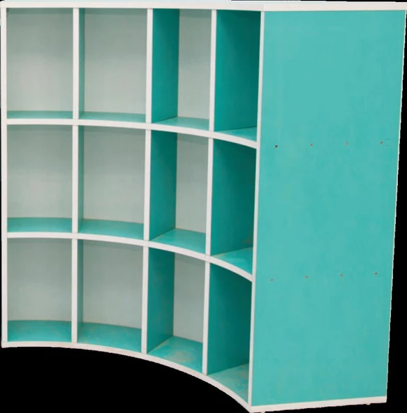 ÇİFT TARFLI S KİTAPLIK 141X58X105 CM ürün görseli 1
